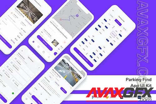 Parking Find App UI Kit