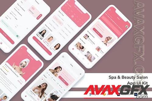 Spa & Beauty Salon App UI Kit