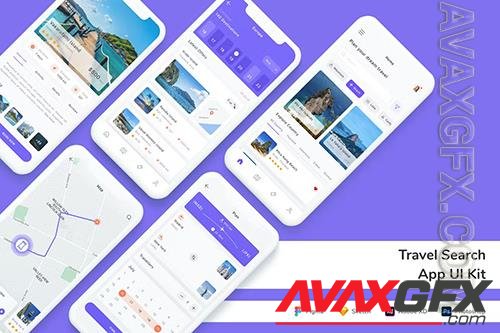 Travel Search App UI Kit