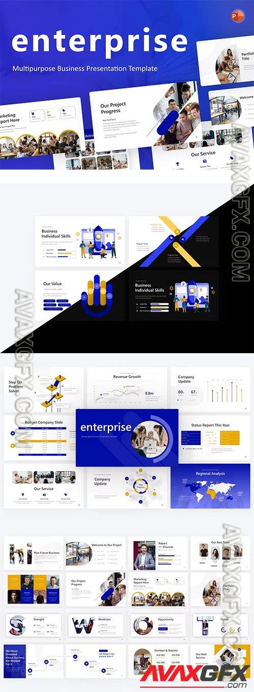 Enterprise Business PowerPoint Template