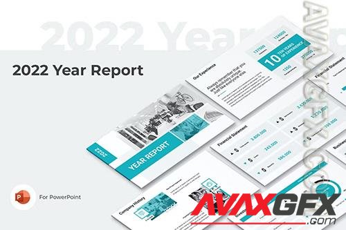 2022 Year Report Powerpoint, Keynote and Google Slides Template