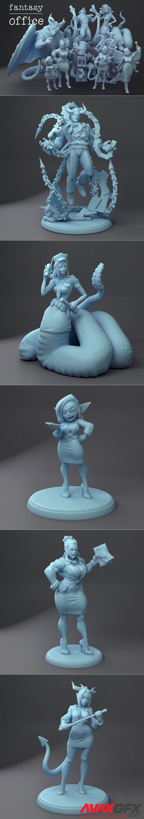 Twin Goddess Miniatures March 2022 – 3D Printable STL