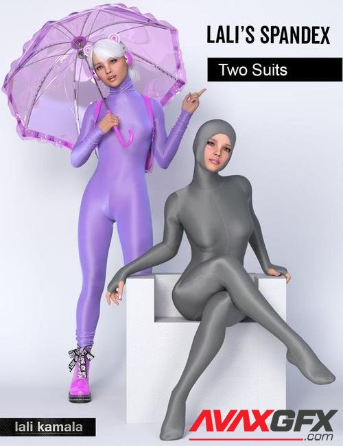 Lali's Spandex Two Suits dForce for Genesis 8 and 8.1 Females