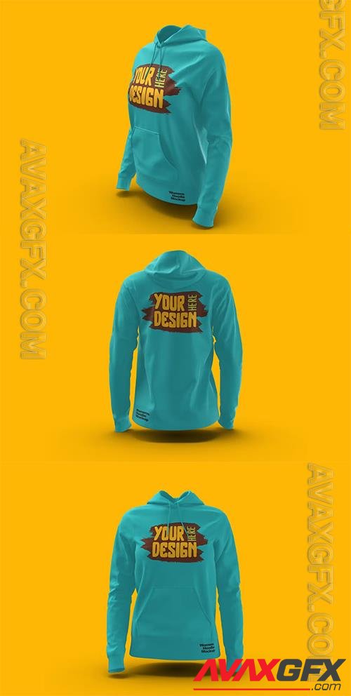 Women's Hoodies Mockup