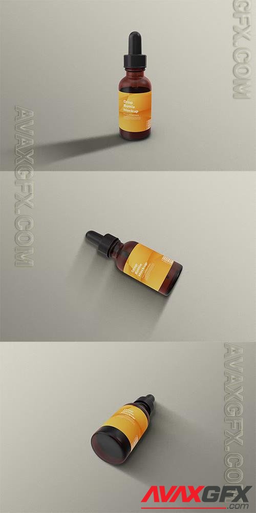 Drop Bottle Mockup