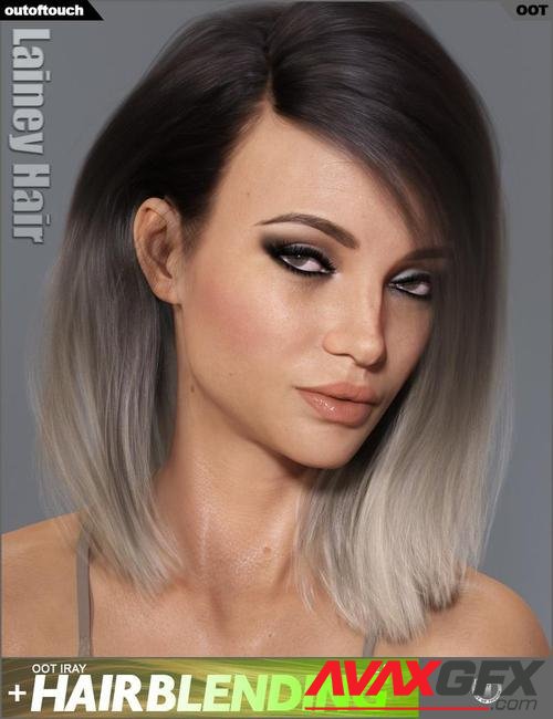 Lainey Hair for Genesis 3 Female(s) and Genesis 8 Female(s)