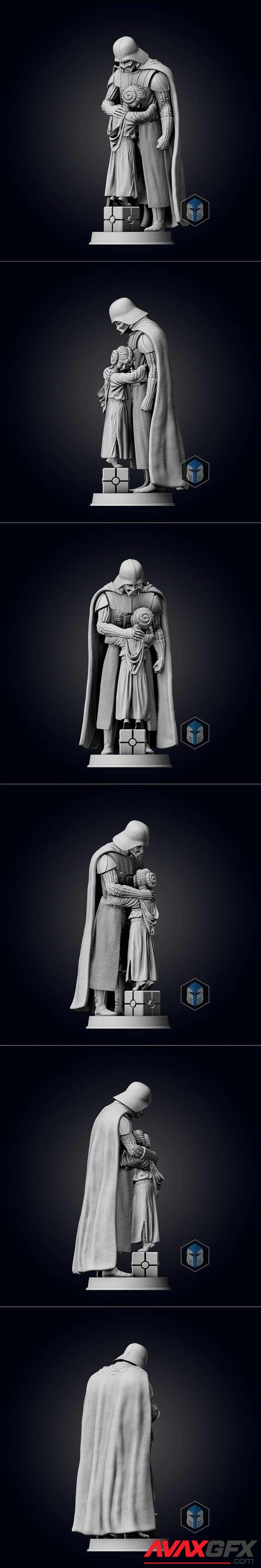 Darth Vader Figurine - Fatherhood – 3D Printable STL