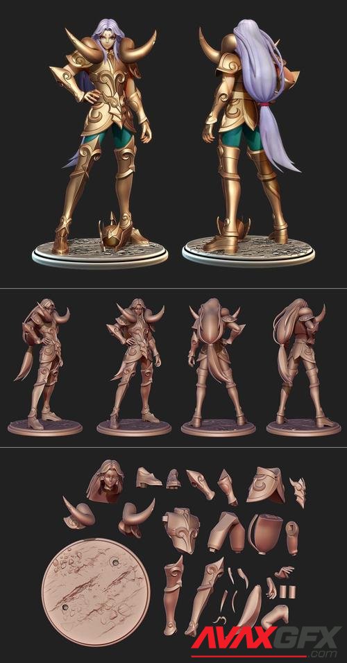 Saint Seiya - Mu Aries – 3D Printable STL