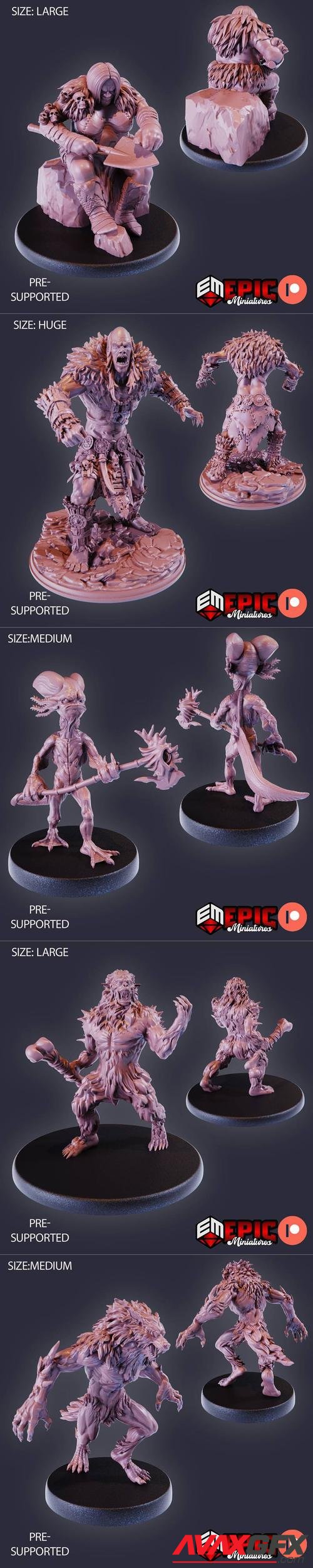 Epic Miniatures - Caves of Despair – 3D Printable STL