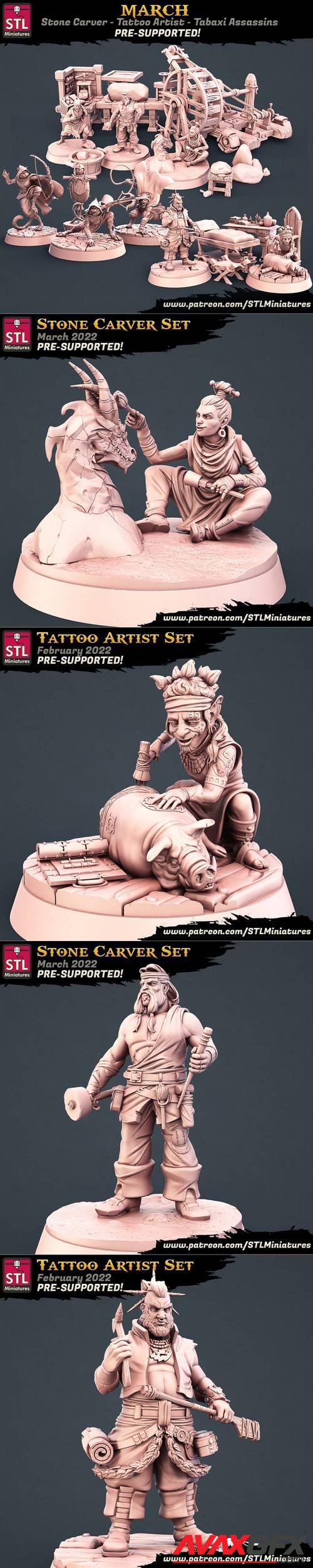 STL Miniatures March 2022 – 3D Printable STL