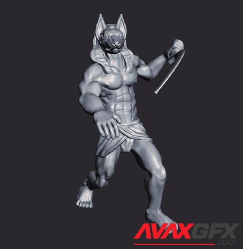 Anubis Egypt – 3D Printable STL