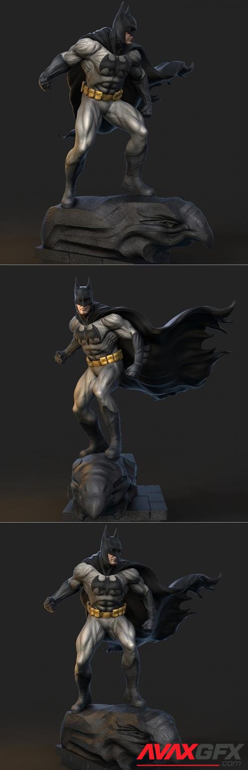 Batman on a roof – 3D Printable STL