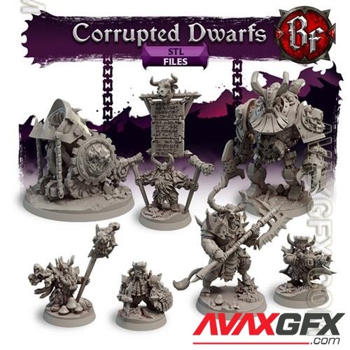 Game Corrupted Dwarfs 3D Printable