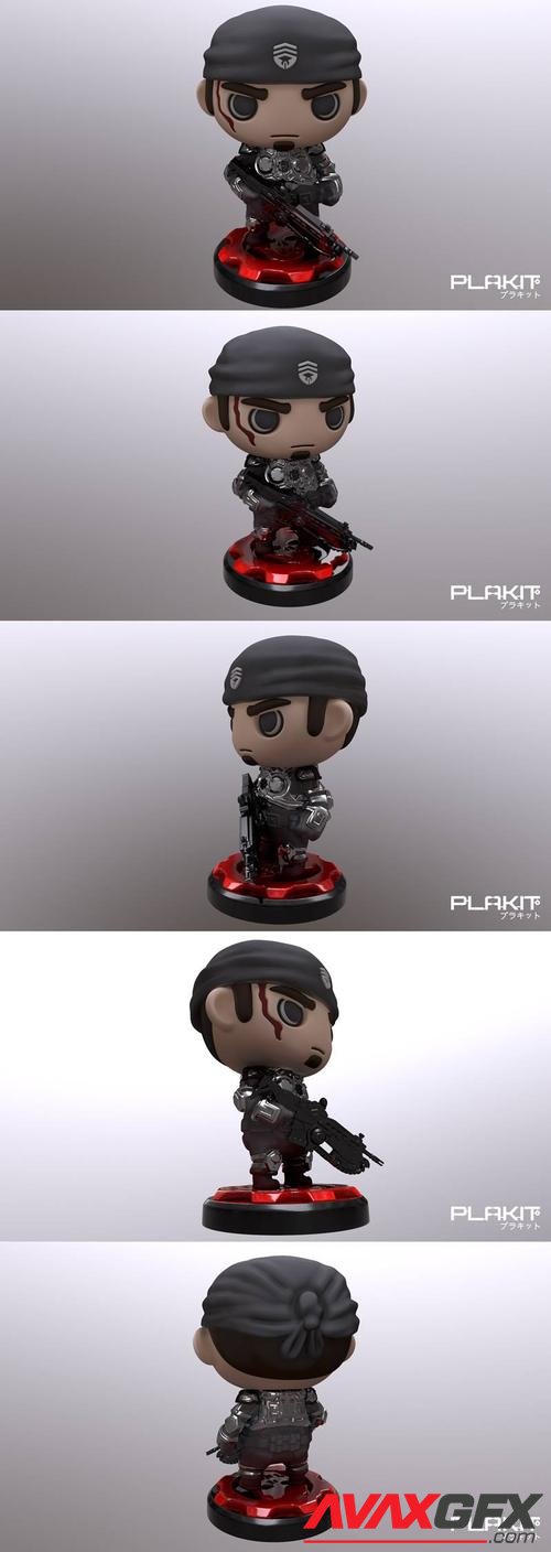 PlaKit Gears of War Marcus Fenix – 3D Print