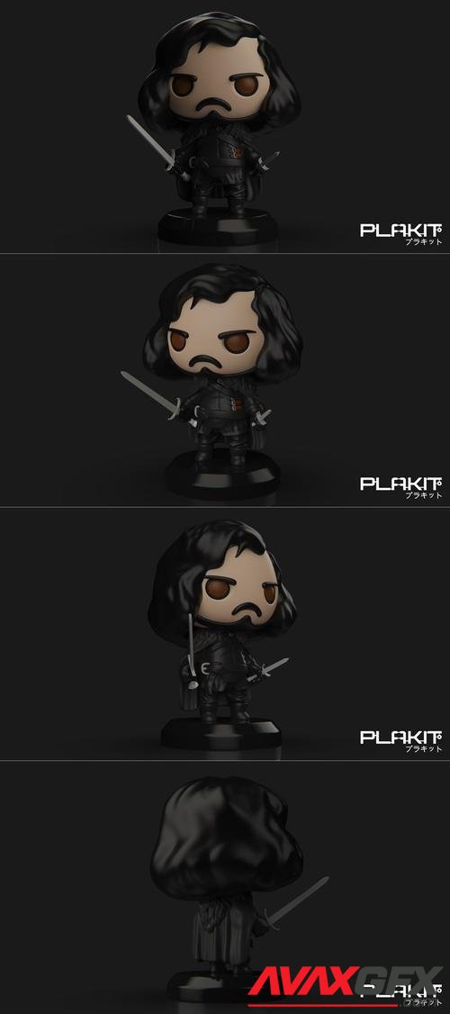 PlaKit Game Of Thrones Jon Snow – 3D Print