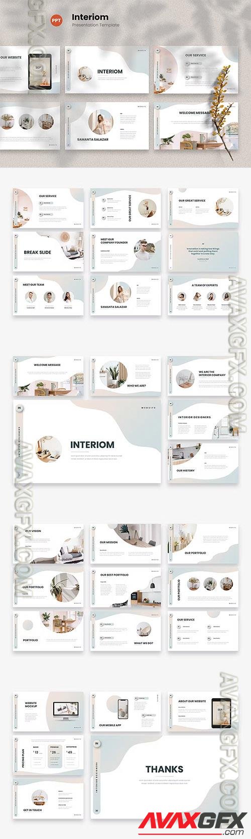 Interiom - Modern Interior PowerPoint Template