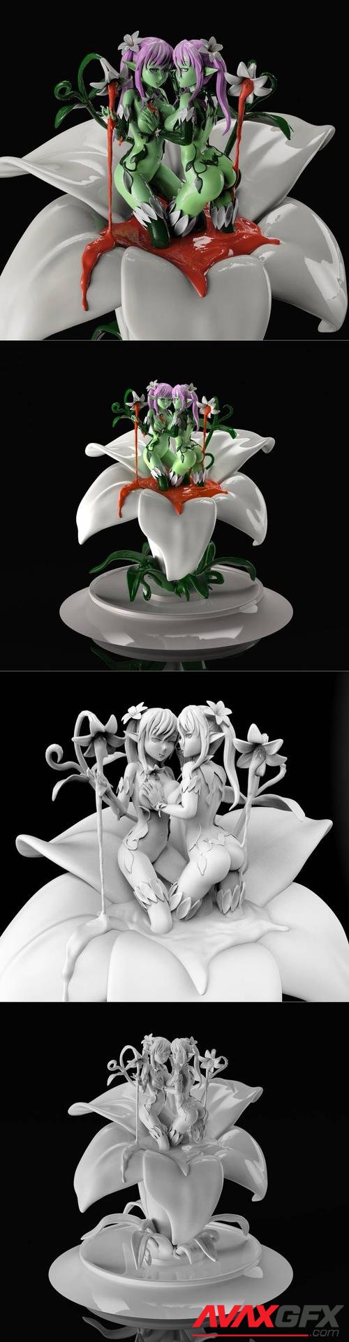 Sexy Plant Girls – 3D Print