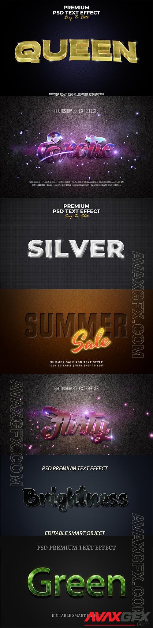 Psd text effect set vol 454