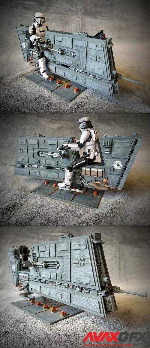 C-PH Patrol Speeder Bike 3,75/6/Legion (Solo Movie) – 3D Print