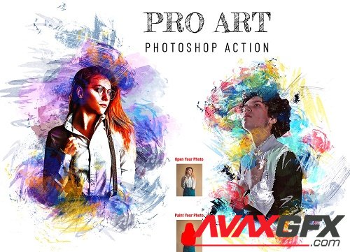 Pro Art Photoshop Action - 7116812