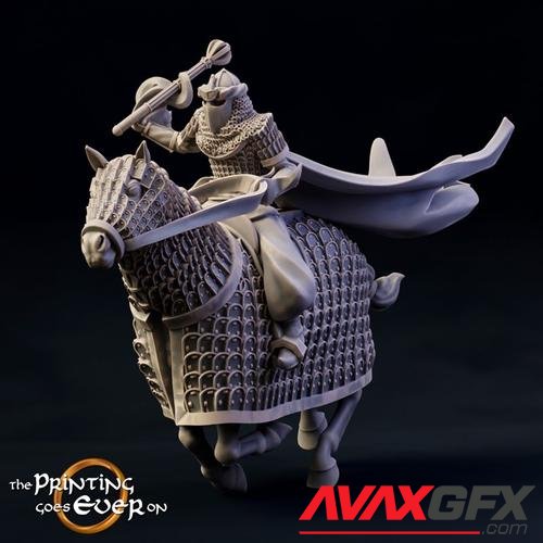 Dark Cataphract - Mounted – 3D Print