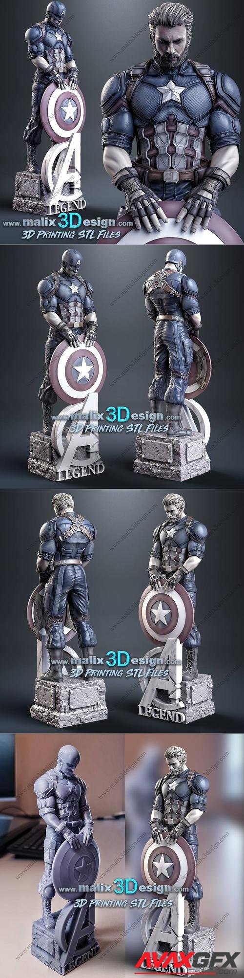 Captain America – 3D Print