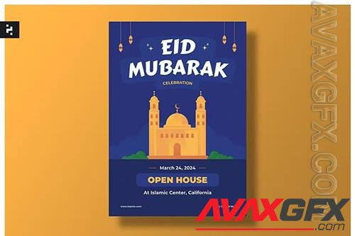 Eid Mubarak Flyer Template