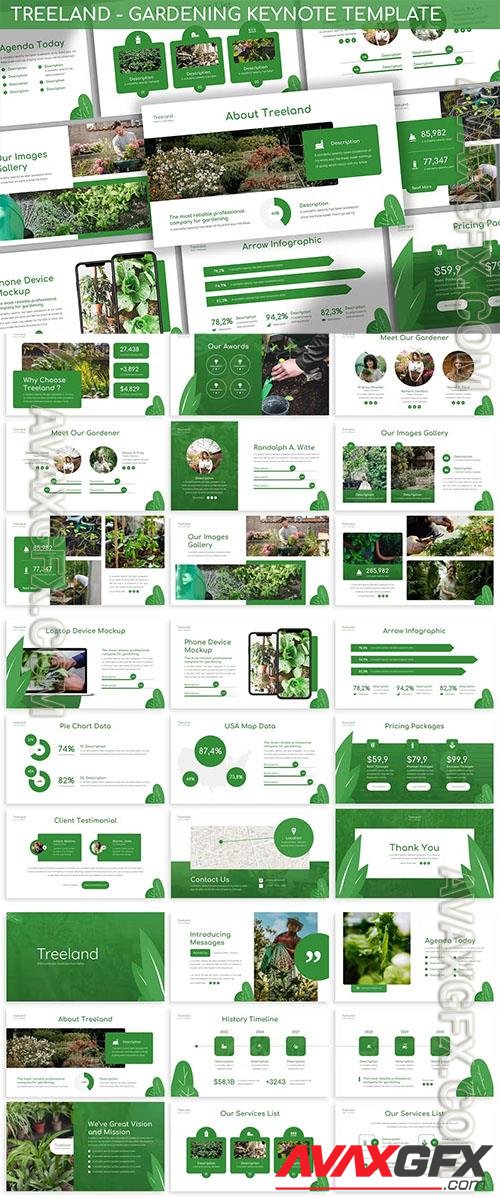 Treeland - Gardening Keynote Template