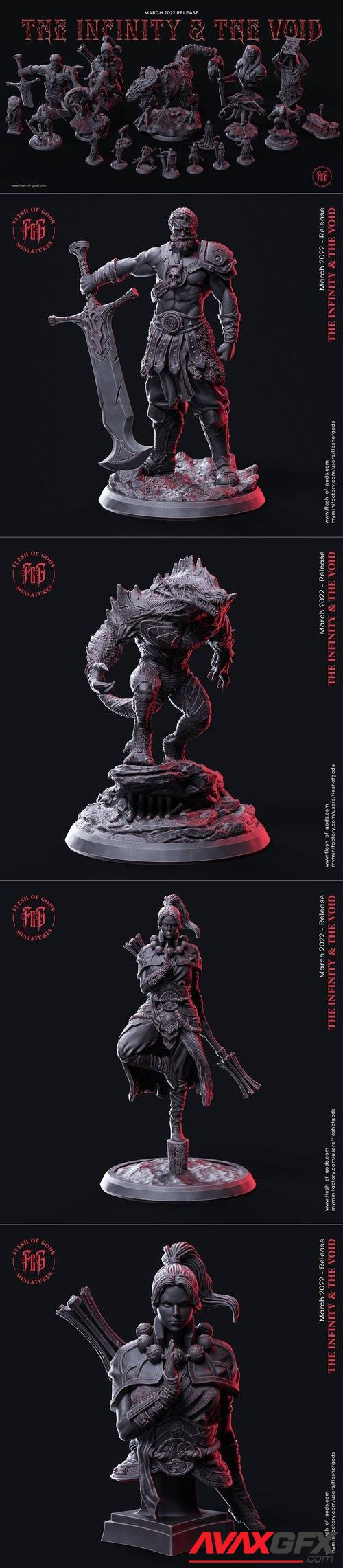 Flesh of Gods - The Infinity and The Void March 2022 – 3D Print