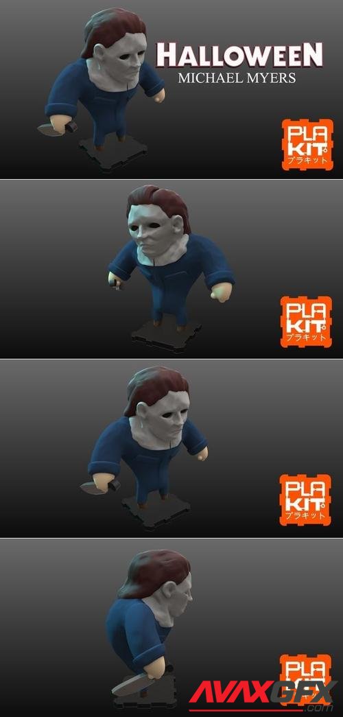 PlaKit Halloween MICHAEL MYERS – 3D Print