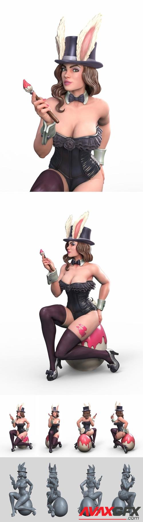 Paulette Pin-Up – 3D Print
