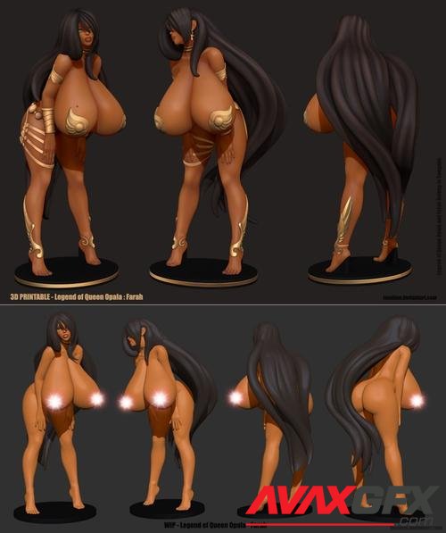 Farah and Farah Topless – 3D Print