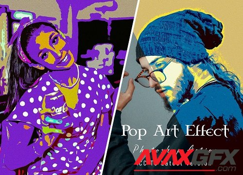 Pop Art Effect PS Action - 7125799