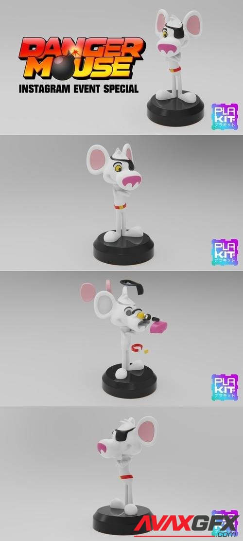 PlaKit Danger Mouse – 3D Print