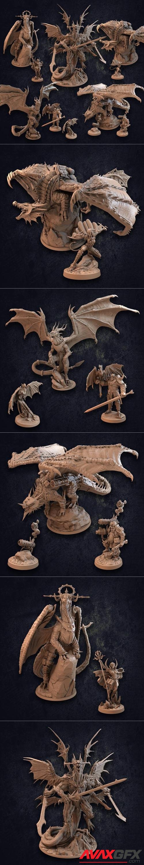 The Dragon Trappers Lodge - Dragonstriker Pack – 3D Print