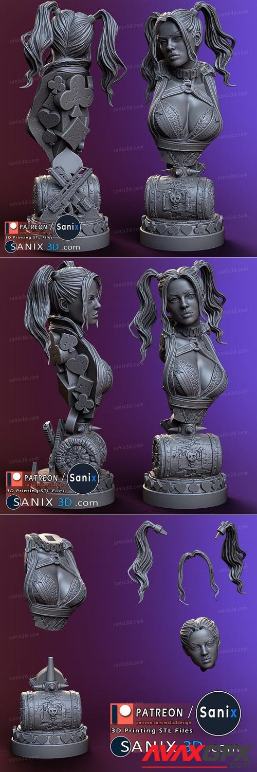 Harley Quinn Bust – 3D Print