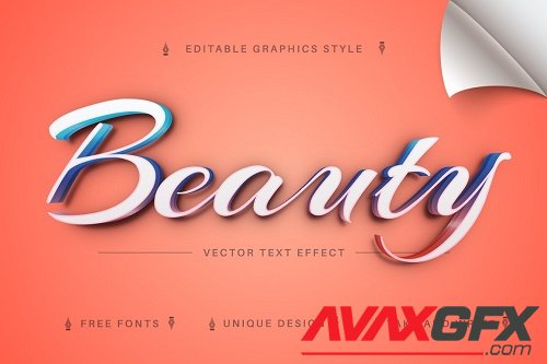 Beauty Stroke - Editable Text Effect - 7128517