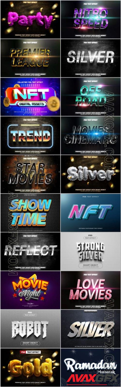 Psd text effect set vol 469