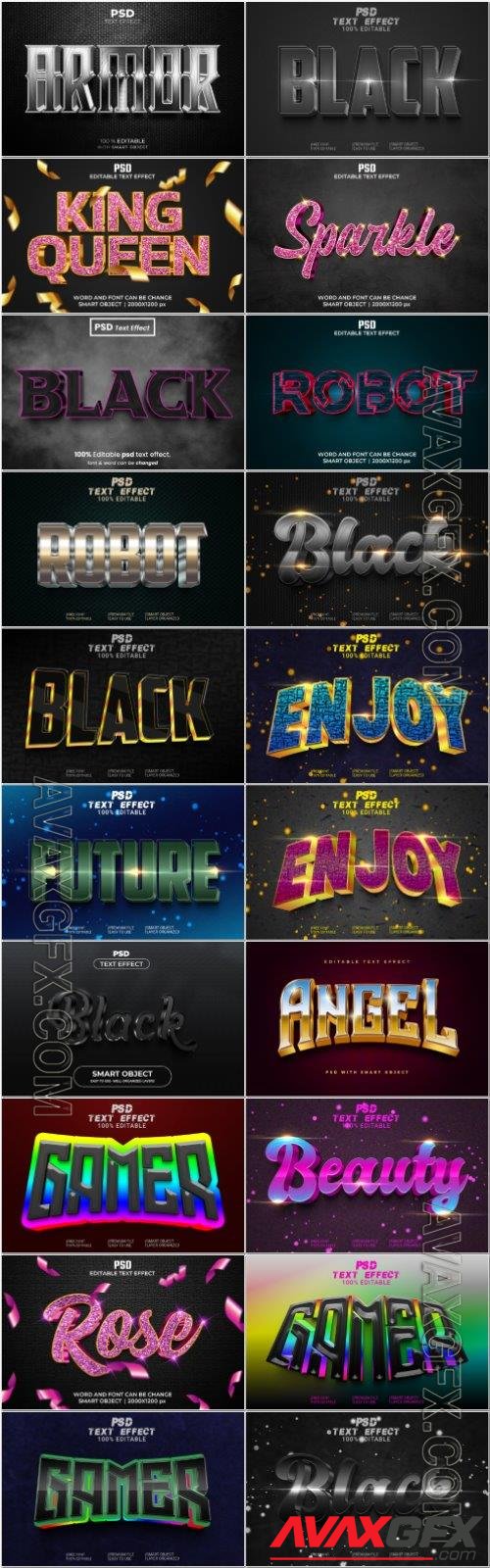 Psd text effect set vol 468