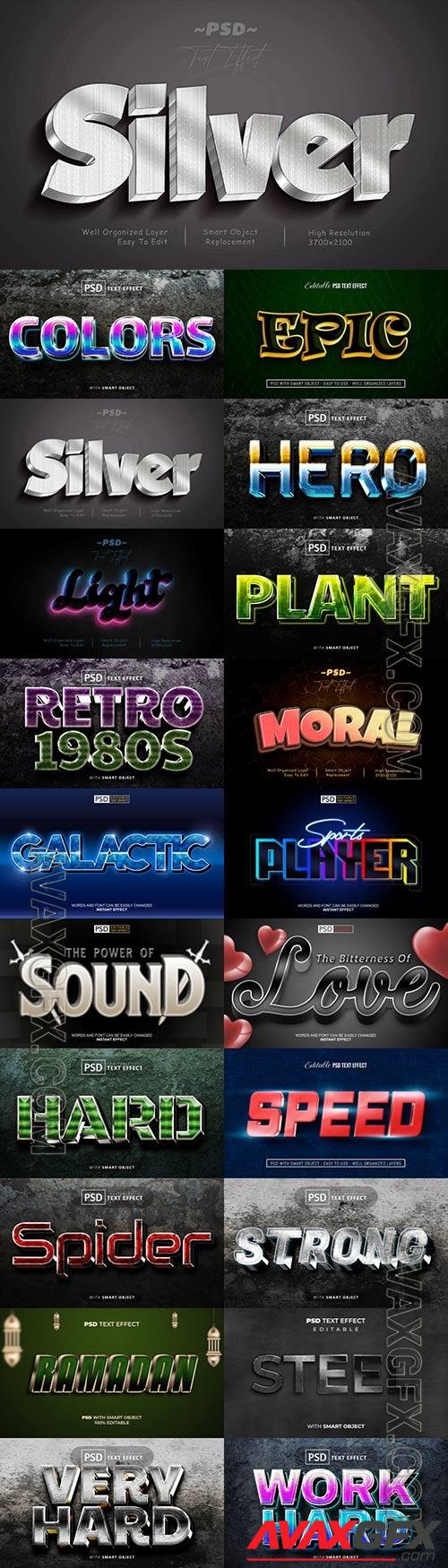 Psd text effect set vol 475