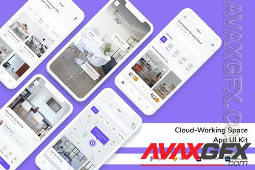 Cloud-Working Space App UI Kit