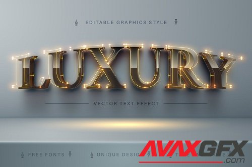 Luxury Light - Editable Text Effect - 7131081