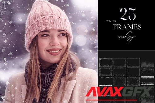 25 Winter Frames Clipart, Christmas Frames Overlays - 1894534-25-winter-frames-clipart-christmas-frames-overlays