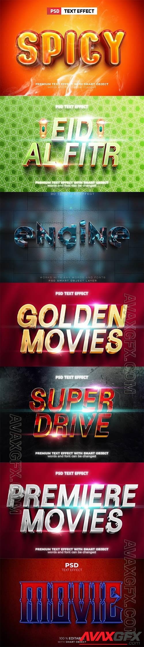 Psd text effect set vol 491