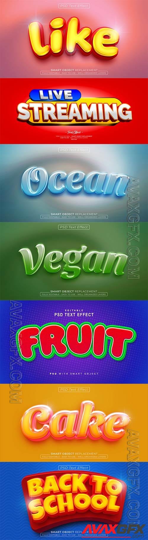 Psd text effect set vol 488