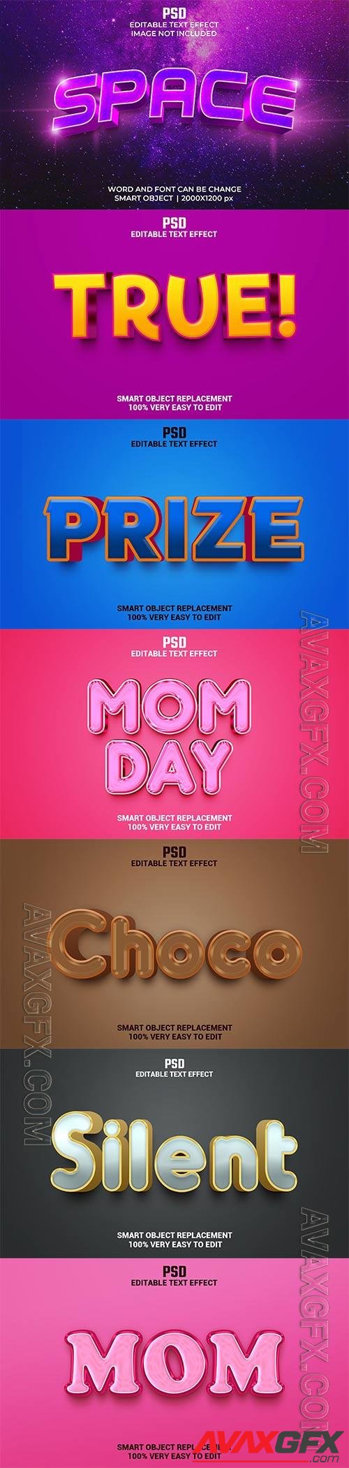 Psd text effect set vol 483