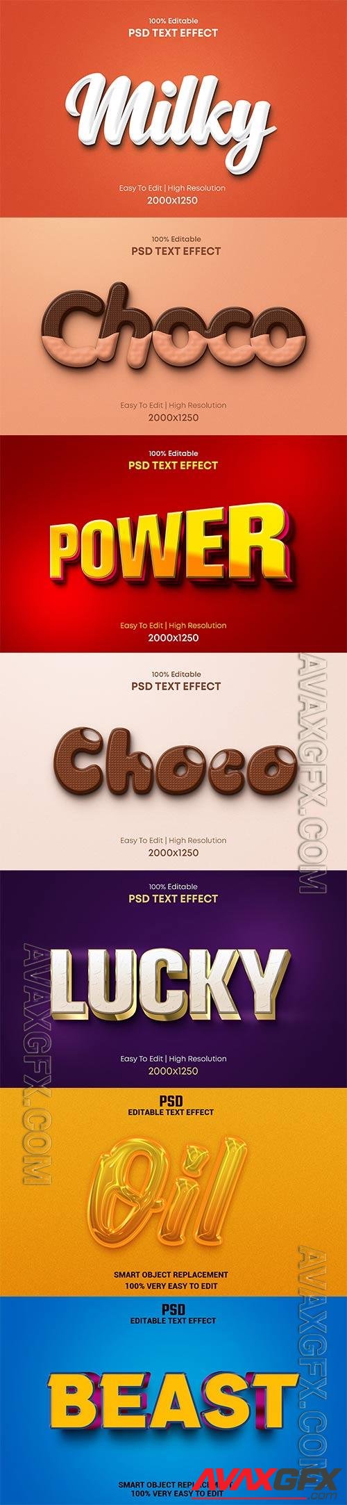 Psd text effect set vol 481