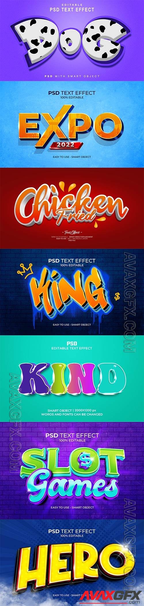 Psd text effect set vol 487