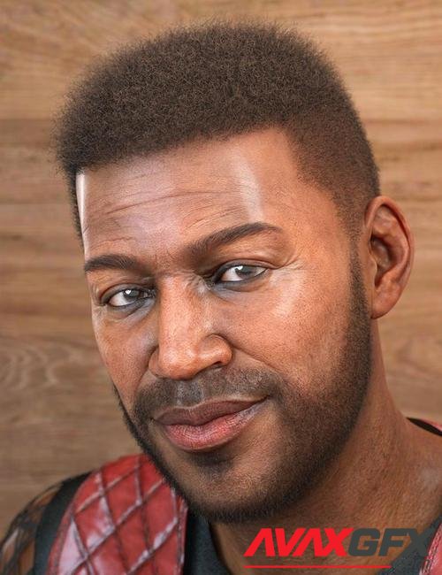 LI Amenadiel Hair for Genesis 8 Male(s)