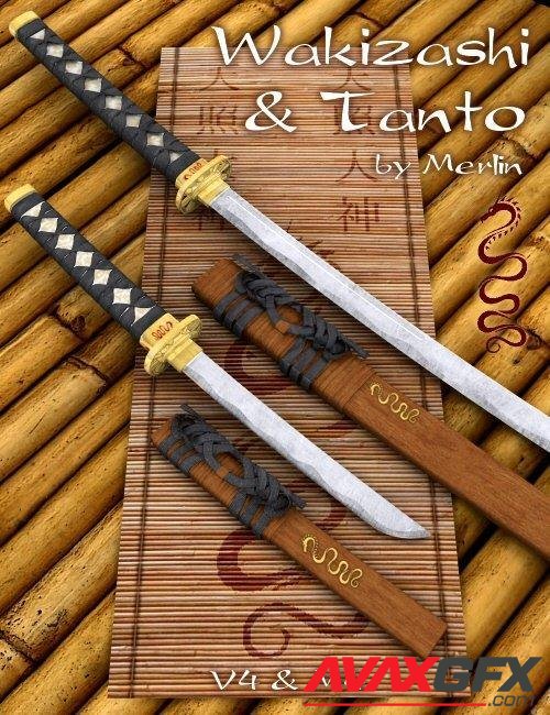 Wakizashi and Tanto by Merlin